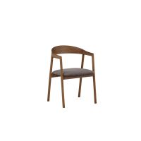 Zako eetkamerstoel - eiken & velvet