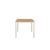 Mehmet tuintafel - 210 x 90 cm - beige/houtlook