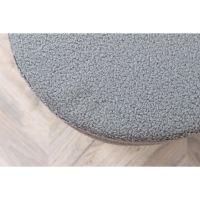 Svea Zane hocker - teddy - grijs