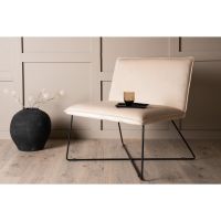 Svea Piva fauteuil - velvet - beige