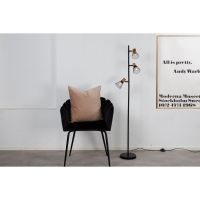 Tulum vloerlamp - 3-lamps - naturel