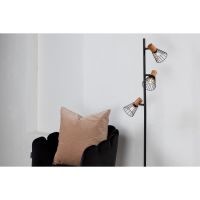 Tulum vloerlamp - 3-lamps - naturel