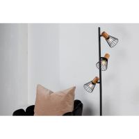 Tulum vloerlamp - 3-lamps - naturel