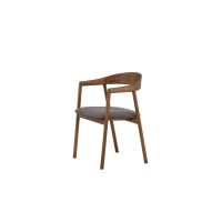 Zako eetkamerstoel - eiken & velvet