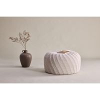 Turner poef - ø60 cm - créme