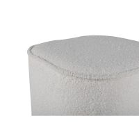 Arlo poef - teddy - off white