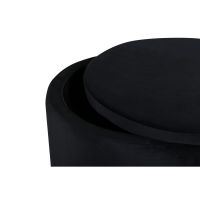 Blaze poef - velvet - zwart