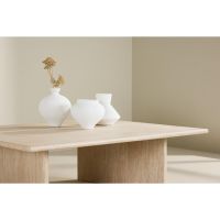 Sergio salontafel - 100 x 120 - travertin look