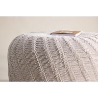 Turner poef - ø60 cm - créme