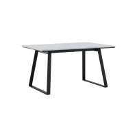 Ravo rechthoekige eettafel - 140 x 90 cm - marmer - wit