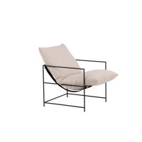 Mera fauteuil - linnen - beige