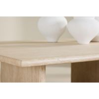 Sergio salontafel - 100 x 120 - travertin look