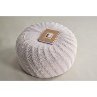 Turner poef - ø60 cm - créme