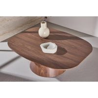 Rohan deens ovale salontafel - 120 x 92 cm - mokka