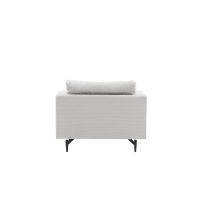 Ruma fauteuil - ribstof - beige