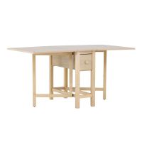 Azzurra uitklapbare eettafel - 80 x 150 cm - naturel