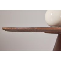 Rohan deens ovale salontafel - 120 x 92 cm - mokka