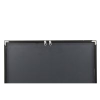 Giada rechthoekige spiegel - 90 x 180 cm - zwart