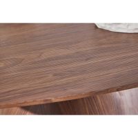 Rohan deens ovale salontafel - 120 x 92 cm - mokka