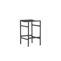 Svea Polsty barkruk 63 cm - rattan - zwart