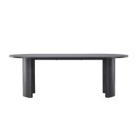 Silvio ovale eettafel - 100 x 220 cm - zwart
