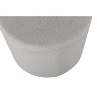 Blaze poef - teddy - wit