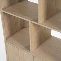 Boekenkast Harvey - eikenhout - 180x90 cm