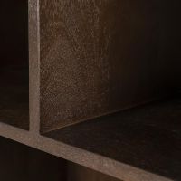 Boekenkast Lio klein - Mango hout & travertin