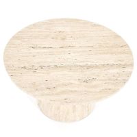 Ronde salontafel Aime - Ø70x38 cm - travertin