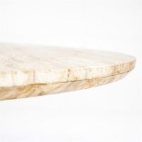 Ronde eettafel Aikin - Ø130x76 cm - travertin