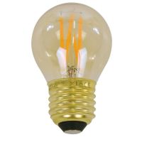 Fraaai LED E27 lamp gloeidraad bol 4,5 cm