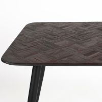 Brianna bistro tafel - donkerbruin