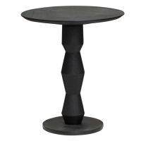 Brunello bijzettafel - ø50 cm 3 - zwart