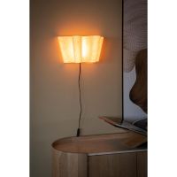Meander wandlamp - crème