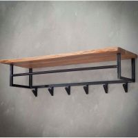 Carter kapstok met 6 haken en hoedenplank