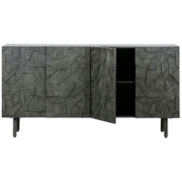 Dressoir Counter Hout Zwart