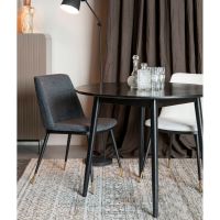 Puur Farsund eettafel 100 cm zwart