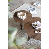 Davina salontafel rond ø60 cm - naturel