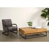 Massa salontafel - 135 cm - naturel