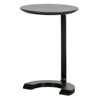 Bijzettafel Floor Hout/Metaal Zwart