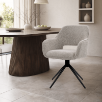 Glenn draaistoel - taupe