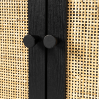 Guuji dressoir MDF/rattan 150x38x55 cm van het woonmerk Puur