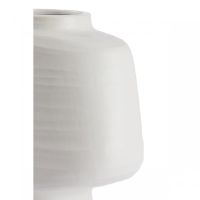 Light & Living Gandoro vaas deco 22,5x14,5x28,5 cm - keramiek mat crème