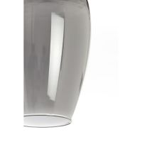 Lukaro hanglamp 5L Ø45x36 cm - antiek brons/glas smoke