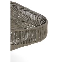 Bahala plafonnière Ø51x18 cm - mat zwart