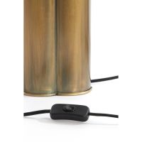 Fringe wandlamp 13,5x9,5x20,5 cm - antiek brons