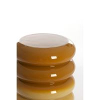 Mirogi bijzettafel Ø30x39 cm - glanzend okergeel