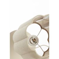 Fringe tafellamp Ø20x70 cm - naturel+crème