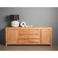 Corona dressoir - 220 cm - bruin