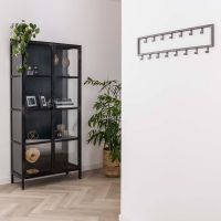 Kapstok industrieel 15 haken - 80 cm